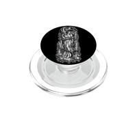 Opera d'arte della dea serpente Pegaso Luna Dark Mitologia PopSockets PopGrip per MagSafe