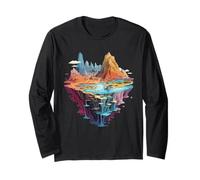 Opera d'Arte di Paesaggio di Montagna Fantasy sull'isola Maglia a Manica