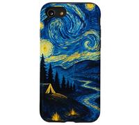 Opera d'arte di Van Gogh amante del campeggio di notte stellata Custodia per iPhone SE (2020) / 7/8