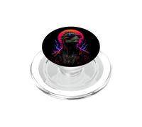 Opera d'arte extraterrestre alieno rettiliano retrò PopSockets PopGrip per MagSafe