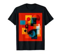 Opera d'arte geometrica astratta minimalista moderna Maglietta
