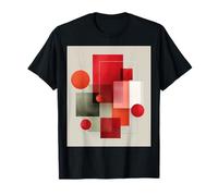 Opera d'arte geometrica astratta minimalista moderna Maglietta