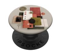 Opera d'arte geometrica astratta minimalista moderna PopSockets PopGrip Adesivo