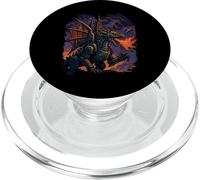 Opera d'arte gotica della cattedrale del drago Mecha PopSockets PopGrip per MagSafe