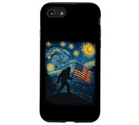 Opera d'arte ispirata a Vincent Van Gogh Starry Night Big Foot Custodia per iPhone SE (2020) / 7/8