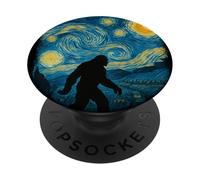 Opera d'arte ispirata a Vincent Van Gogh Starry Night Big Foot PopSockets PopGrip Adesivo