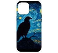 Opera d'arte ispirata alla notte stellata dell'aquila calva di Van Gogh Custodia per iPhone 12 Pro Max