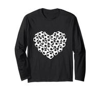 Opera d'Arte Palla da Calcio a Forma di Cuore Maglia a Manica