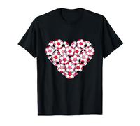 Opera d'Arte Palla da Calcio a Forma di Cuore Maglietta