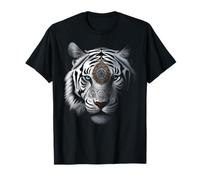 Opera d'Arte Tigre Bianca - Mandala Animal Art Tigre Maglietta