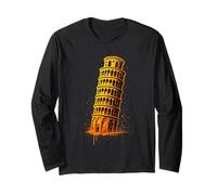 Opera d'Arte Torre di Pisa Italia Maglia a Manica