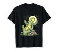 Opera d'Arte visionaria di San Pedro & Peyote - Pianta mistica Maglietta