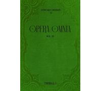 OPERA OMNIA: VOL. IV: Vol. 4