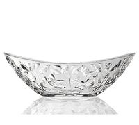 Opera Rcr Laurus Centrotavola Ovale da 34 cm, Cristallo