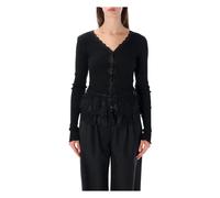 Opéra Sport - Eloisa Seamless Cardigan - - Knitwear - Donna - Nero - M