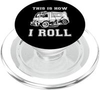 Operaio di servizio pubblico di pulizia del camion della spazzatrice stradale PopSockets PopGrip per MagSafe