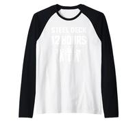 Operaio Offshore Rig Worker Offshore Crew Oil Rig Worker Maglia con Maniche Raglan