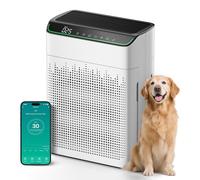 Operan Purificatore d'aria anallergico, Advanced Air Purifier for Apartments & Smokers' Rooms, Wi-Fi & App Control, CADR 340m³/h (158㎡), Smart Auto Mode, Filtro HEPA contro polvere, polline, peli di
