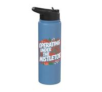 Operando Sotto Il Vischio - Chirurgia di Natale Stainless Steel Insulated Water Bottle