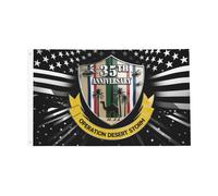 Operation Desert Storm 35Th Anniversary Service Ribbon Double-Sided Bandiere Colore Vivido Bandiera Resistente Alle Intemperie Flag Per Casa Portico Prato 90X150Cm