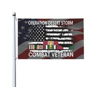 Operation Desert Storm Combat Veteran Bandiere Durevole Flag Resistente Alle Intemperie Bandiera Per Interno Esterno Festival 90X150Cm