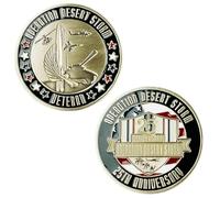 Operation Desert Storm Veteran 25th Anniversary Challenge Coin