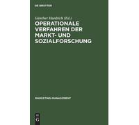 Operationale Verfahren der Markt- und Sozialforschung (Copertina rigida)