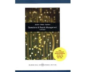 Operations and Supply Management with Student DVDRom: For Competitive Advantage with Global Cases 12th (twelfth) Edition by Jacobs, F. Robert, Chase, Richard B, Aquilano, Nicholas J published by McGraw-Hill Higher Education (2008)