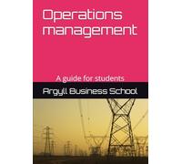 Operations management: A guide for students