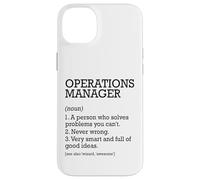 Operations Manager Definizione del lavoro Personalizzato Divertente Custodia per iPhone 14 Plus