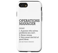 Operations Manager Definizione del lavoro Personalizzato Divertente Custodia per iPhone SE (2020) / 7 / 8