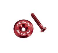 Opérations steuersatzkappe rouge en aluminium avec vis