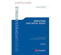 Opérations sur capital social: Augmentations et réductions de capital