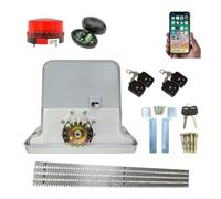 Operatore automatico for cancello scorrevole da 1800 kg di motore AC220V/110V come for chiudiporta (sensore, pulsante, lampada, opzionale) Confezione Ampia applicabilità(Kit11)