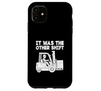 Operatore del carrello elevatore Il conducente del carrello elevatore era l'altro turno Custodia per iPhone 11