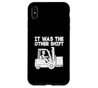 Operatore del carrello elevatore Il conducente del carrello elevatore era l'altro turno Custodia per iPhone XS Max