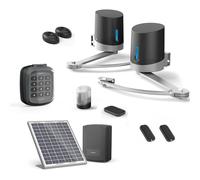 Operatore per cancelli a battente Avidsen ORANE SE+ Digicode a energia solare + 2 telecomandi aggiuntivi (3 in tutto)