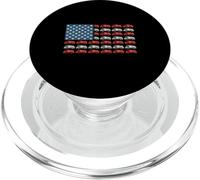 Operatore sanitario del camion della spazzatura patriottico PopSockets PopGrip per MagSafe