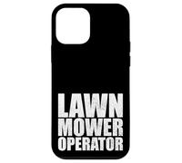 Operatore tosaerba divertente giardino lavoro erba taglio Custodia per iPhone 12 mini