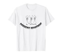 Operatori Sanitari grafici Scheletro Divertente Pronto Soccorso Maglietta