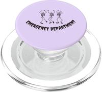 Operatori sanitari grafici scheletro divertente pronto soccorso PopSockets PopGrip per MagSafe