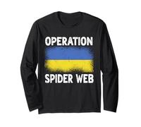 Operazione Spider Web Ucraina Heroes Bandiera Ucraina Maglia a Manica