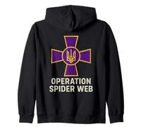 Operazione Spider Web Ucraina Heroes Croce Militare Ucraina Felpa con Cappuccio
