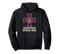 Operazione Spider Web Ucraina Heroes Croce Militare Ucraina Felpa con Cappuccio