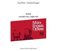 Opere complete. Vol. 20: Scritti settembre 1864-luglio 1868.