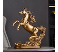 Opere d'arte artigiane della statua del cavallo Ornamento da collezione per