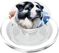 Opere d'arte del cane da pastore dell'Asia centrale PopSockets PopGrip per MagSafe