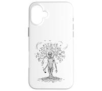 Opere d'arte dell'albero umano postumi di una sbornia per gli amanti del partito e i Custodia per iPhone 16 Plus