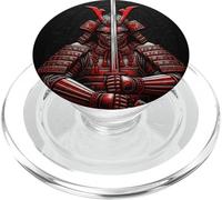 Opere d'arte di Red Warrior con arte a tema della spada e PopSockets PopGrip per MagSafe