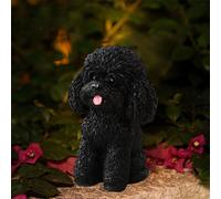 Opere d'arte di statue del cane seduto per arredamento interno/esterno per